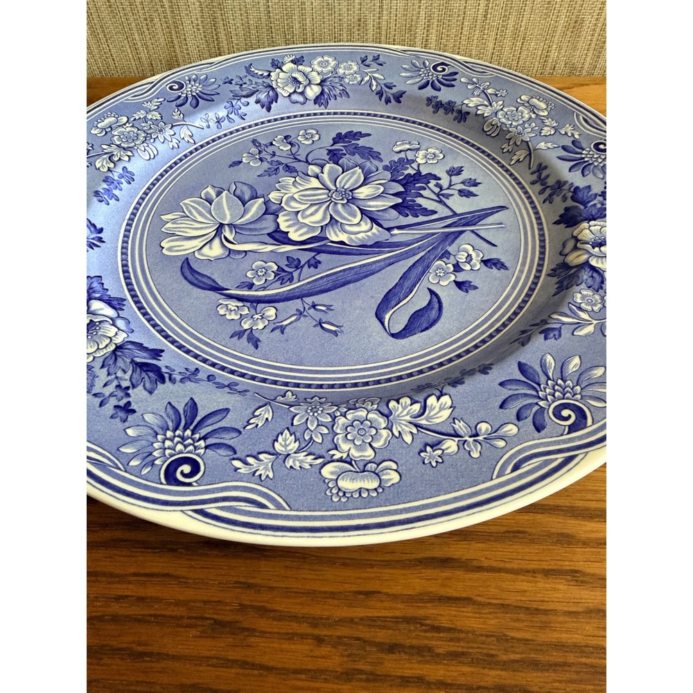 Spode Blue Room Botanical 12.5" Charger Plate Georgian Series England - Picture 6 of 10